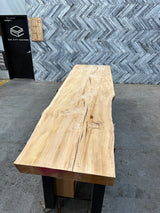 Deodar Cedar Live Edge Wood Slab #B593 123" x 22" - 32" x 2.8"