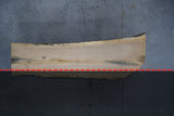 White Oak Live Edge Wood Slab #A137 124" x 28" - 36" x 1.9"