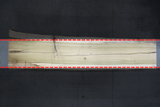 Poplar Live Edge Wood Slab #A348 149" x 31" - 41" x 4.1"