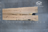 White Oak Live Edge Wood Slab #A388 121" x 38" - 47" x 2.3"