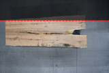 White Oak Live Edge Wood Slab #A388 121" x 38" - 47" x 2.3"
