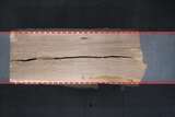 Red Oak Live Edge Wood Slab #A403SS 122" x 48" - 51" x 3.0"