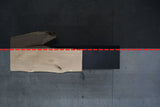 White Oak Live Edge Wood Slab #C019 74" x 21"-40" x 2.1"
