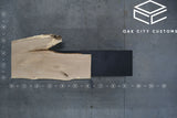 White Oak Live Edge Wood Slab #C019 74" x 21"-40" x 2.1"
