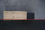 White Oak Live Edge Wood Slab #D114 84" x 29" - 36" x 2.6"