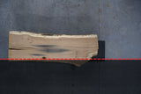 White Oak Live Edge Wood Slab #D120 100" x 22" - 35" x 2.4"