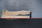 White Oak Live Edge Wood Slab #D307 106" x 27" - 34" x 2.1"