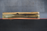 Poplar Live Edge Wood Slab #B359 126" x 23" - 27" x 4.4"