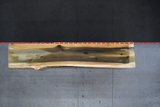 Poplar Live Edge Wood Slab #B359 126" x 23" - 27" x 4.4"