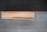 Red Oak Live Edge Wood Slab #A367 111" x 26" - 30" x 3.9"