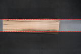 Red Oak Live Edge Wood Slab #A367 111" x 26" - 30" x 3.9"