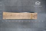 Red Oak Live Edge Wood Slab #A371 119" x 20" - 26" x 4.4"