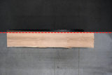 Red Oak Live Edge Wood Slab #A372 124" x 21" - 25" x 4.3"