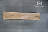 White Oak Live Edge Wood Slab #A376 107" x 21" - 27" x 4.0"