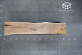 White Oak Live Edge Wood Slab #A385 121" x 20" - 27" x 4.4"