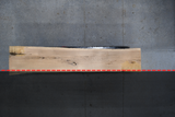 White Oak Live Edge Wood Slab #A385 121" x 20" - 27" x 4.4"