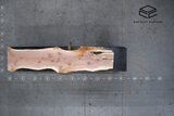 Cedar Live Edge Wood Slab #B450 98" x 17" - 23" x 3.1"