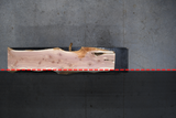 Cedar Live Edge Wood Slab #B450 98" x 17" - 23" x 3.1"