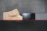 Hickory Live Edge Wood Slab #C351 68" x 27" - 44" x 2.6"