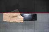 Hickory Live Edge Wood Slab #C351 68" x 27" - 44" x 2.6"