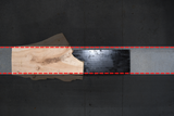 Hickory Live Edge Wood Slab #C351 68" x 27" - 44" x 2.6"