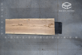White Oak Live Edge Wood Slab #F402 96" x 28" - 31" x 4.4"