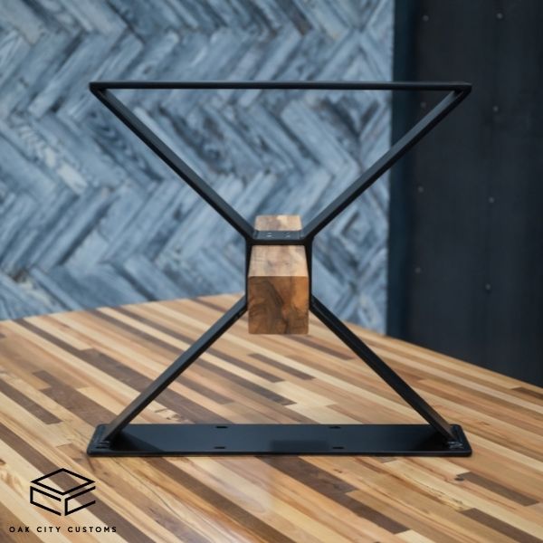 Calypso Custom Table Base 100 Custom Made Oak City Customs