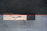Red Oak Live Edge Wood Slab #D025 81" x 18"-25" x 1.6"