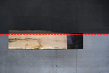 White Oak Live Edge Wood Slab #D337 88" x 23" - 28" x 2.5"