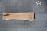 Red Oak Live Edge Wood Slab #D358 107" x 23" - 28" x 4.3"