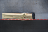 Poplar Live Edge Wood Slab #D365 102" x 22" - 26" x 4.5"