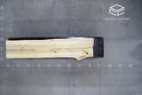Poplar Live Edge Wood Slab #D366 99" x 20" x 4.4"