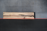 Red Oak Live Edge Wood Slab #D370 104" x 23" - 25" x 4.4"