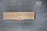 Red Oak Live Edge Wood Slab #D373 108" x 24" - 26" x 4.4"
