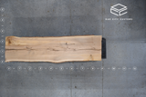 Red Oak Live Edge Wood Slab #D386 106" x 27" - 28" x 4.4"