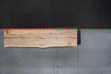 Red Oak Live Edge Wood Slab #D386 106" x 27" - 28" x 4.4"
