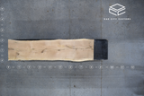 White Oak Live Edge Wood Slab #D398 95" x 22" - 23" x 4.4"