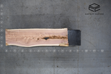 Cedar Live Edge Wood Slab #D444 92" x 23" - 26" x 2.2"