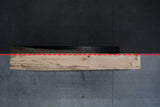 Red Oak Live Edge Wood Slab #E255 130" x 15"-20" x 3.6"