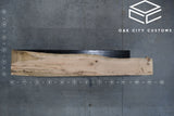 Red Oak Live Edge Wood Slab #E255 130" x 15"-20" x 3.6"