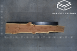 Cedar Live Edge Wood Slab #F276 122" x 13"-22" x 2.8"
