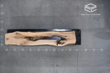 Red Oak Live Edge Wood Slab #D363 104" x 15" - 21" x 4.4"