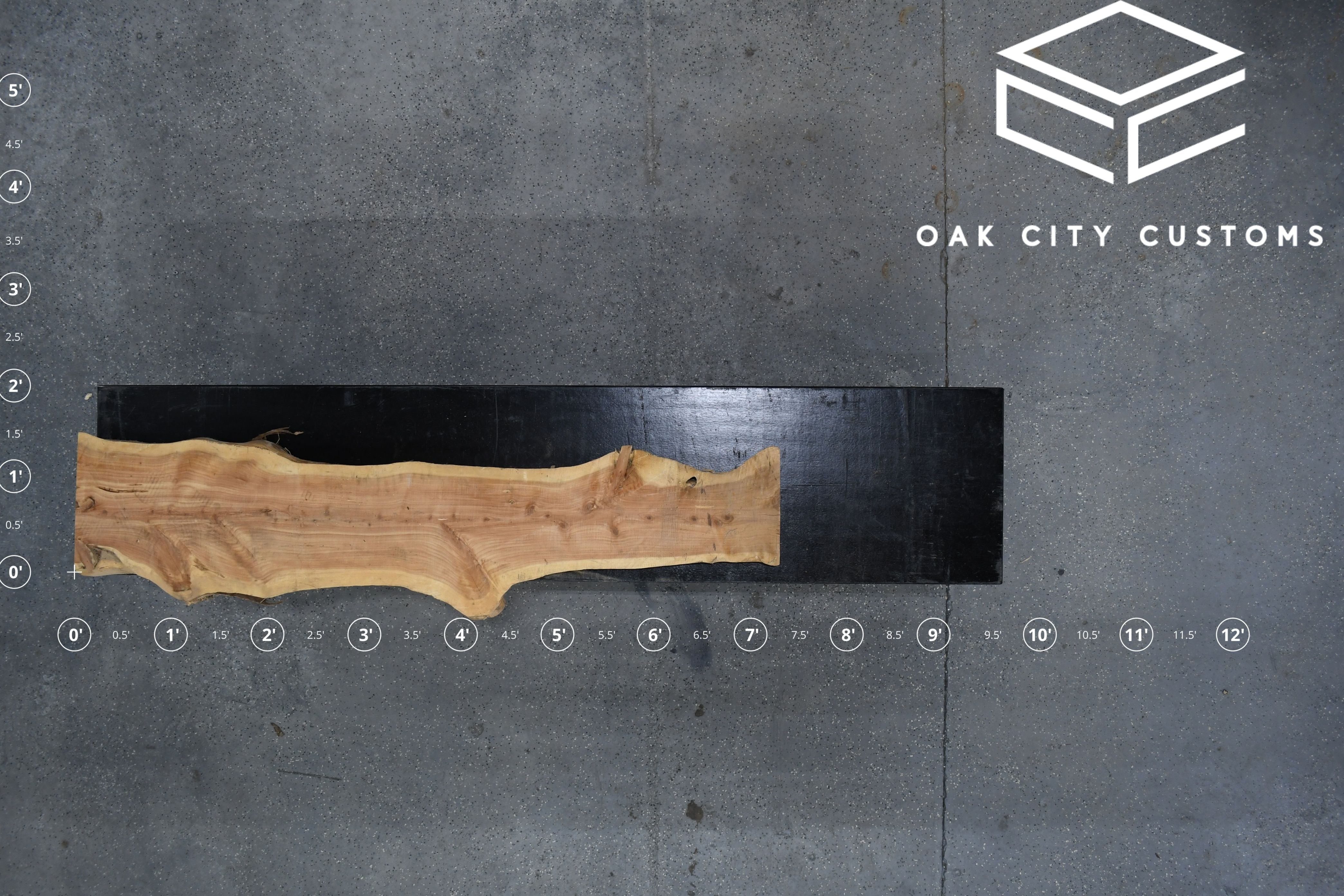 Cedar Live Edge Wood Slab #E243 85