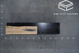 Red Oak Live Edge Wood Slab #G278 65" x 15"-17" x 2.8"