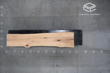 Red Oak Live Edge Wood Slab #F395 96" x 18" - 22" x 4.4"