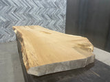 White Oak Live Edge Wood Slab #D118 98" x 22" - 36" x 2.8"