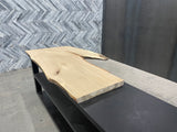 White Oak Live Edge Wood Slab #C019 74" x 21"-40" x 2.1"
