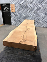White Oak Live Edge Wood Slab #D398 95" x 22" - 23" x 4.4"