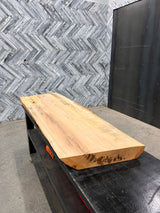 Red Oak Live Edge Wood Slab #D407 70" x 22" - 24" x 4.0"
