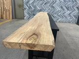 Sycamore Live Edge Wood Slab #B067 135" x 17"-18" x 2.6"